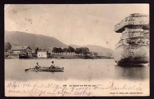35961 AK Brenets Le Doubs au Pre du Lac 1904 Kanton Neuenburg in der Schweiz