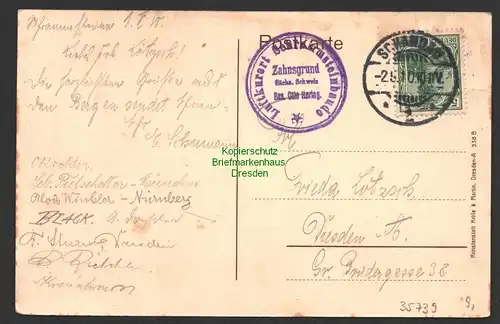 35739 AK Bergsteiger Kletterpartie a Tante Schrammstein 1910