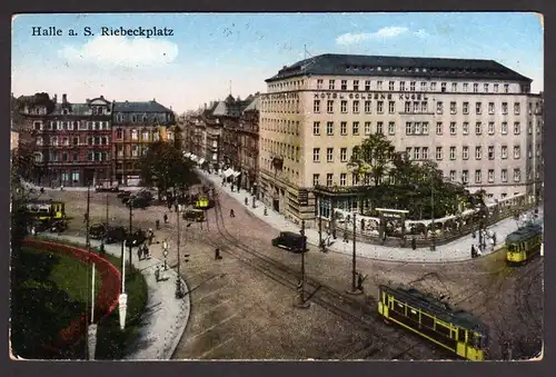 35928 AK Halle Saale Riebeckplatz 1953