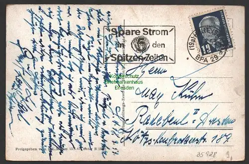 35928 AK Halle Saale Riebeckplatz 1953