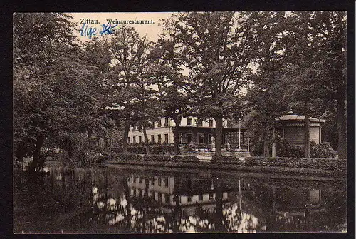 35794 AK Zittau Weinrestaurant 1914 Silesia