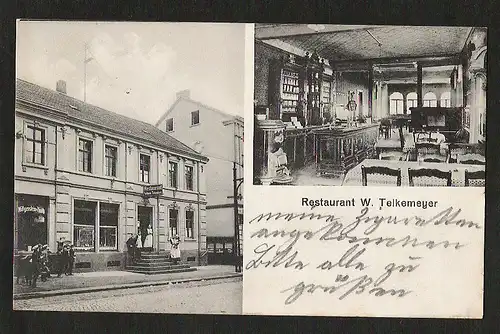 21928 AK Linden Restaurant W. Telkemeyer Wittgenstein Hort daneben Feldpost 1914