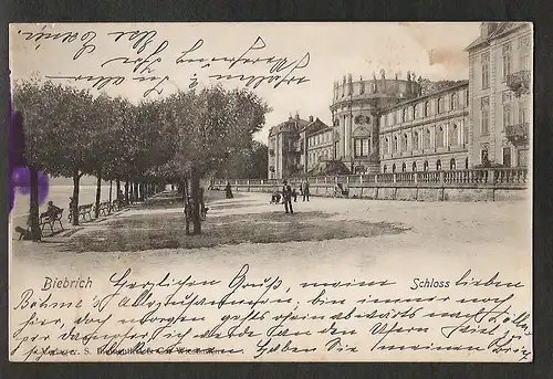 20446 AK Wiesbaden Biebrich Schloss 1900