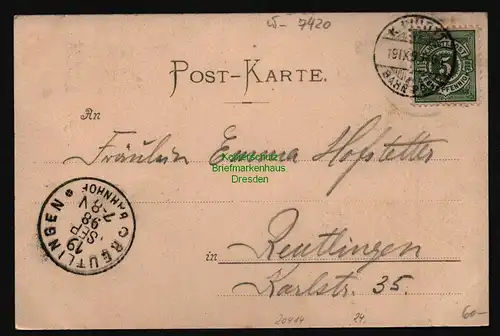 20414 AK Lauterthal Gundelfingen Hundersingen Derneck Grafeneck Offenhausen