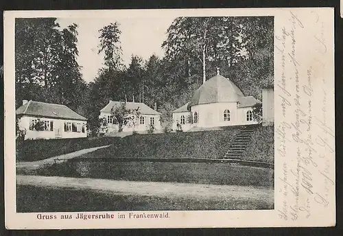 20850 AK Jägersruhe im Frankenwald 1906