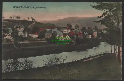 154057 AK Hennersdorf bei Augustusburg 1912
