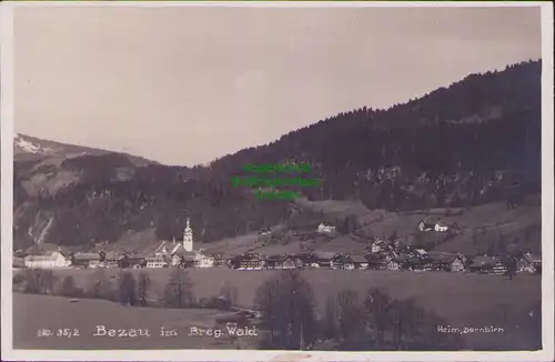 152332 AK Bezau im Bregenzer Wald Heim Dornbirn 1926