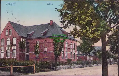 152343 AK Tinglev Sogn Tingleff Syddanmark Dänemark Schule 1911
