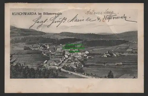 151869 AK Kuschwarda im Böhmerwalde Strazny 1907