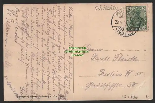 151986 AK Mirsk Isergebirge Friedeberg am Queis 1914 Bad Flinsberg Hasenstein