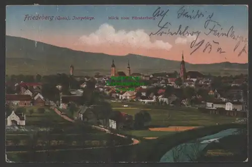 152048 AK Friedeberg am Queis Mirsk Isergebirge 1919 Blick vom Försterberg