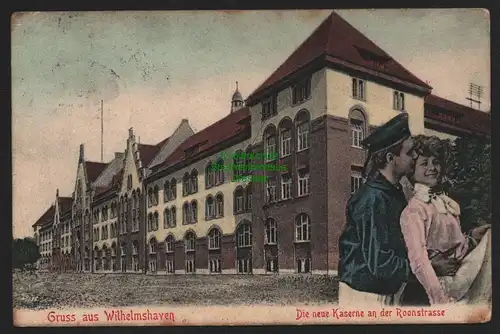 150554 AK Wilhelmshaven 1907 Die neue Kaserne an der Roonstraße
