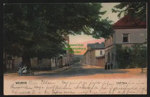 150622 AK Weimar 1904 Liszt Haus