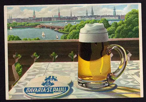 68577 AK Hamburg Bavaria Bier St. Pauli Bierdeckel