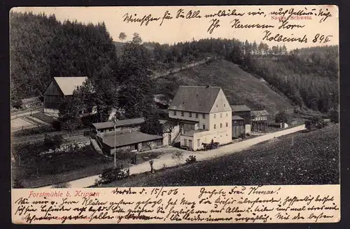 62199 AK Forstmühle b. Krippen Sächs. Schweiz 1906