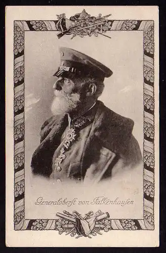 47015 AK Generaloberst von Falkenhausen Orden 1915