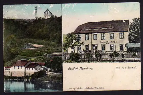 47143 AK Waldheim Gasthof Meinsberg 1908  Restaurant
