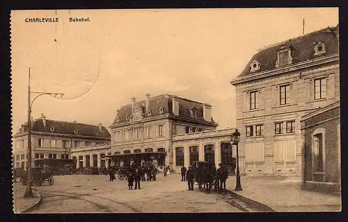 45346 AK Charleville Marne Bahnhof La Gare 1917
