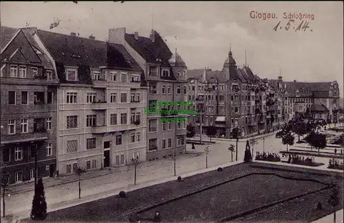 156781 AK Glogau Glogow Schloßring 1914
