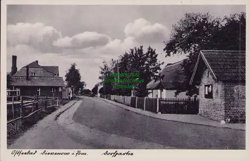 156939 AK Ostseebad Dievenow i. Pom 1936 Dorfpartie Dofstraße