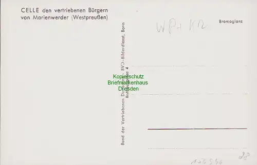 156946 AK Marienwerder Marienburger Straße mit Postamt um 1935