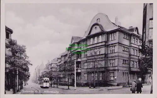 156925 AK Kattowitz O.-S. Höferstraße um 1930