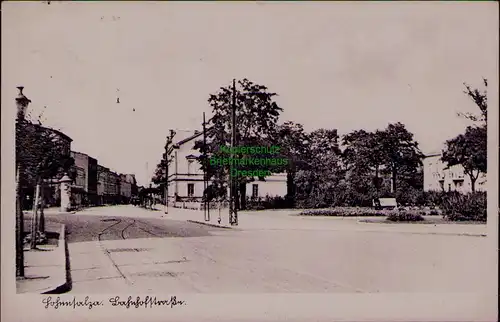 156786 AK Hohensalza Westpreußen Inowroclaw 1941 Bahnhofstraße