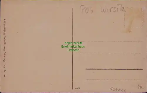 156823 AK Weißenhöhe Kr. Wirsitz um 1920 Hauptstraße Straße Markt Geschäft