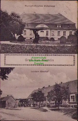 156545 AK Krzemlin Kremlin bei Mielecin Mellentin 1923 Leiders Gasthof Wohnhaus
