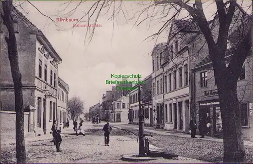 156516 AK Birnbaum Miedzychod Bismarckstraße 1915