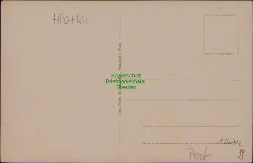 156712 AK Stargard in Pommern um 1925 Holzmarktstraße mit Postamt Szczecinski