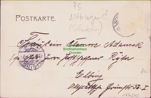 156515 AK Wolwark 1905 Gasthof Gluba Schule Cigarren Handlung