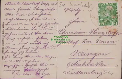 156678 AK Buschullersdorf 1910 Brettmühlen Gasthaus zum Waldschloss