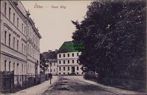 156606 AK Olawa Ohlau Niederschlesien 1912 Neuer Ring Kaserne Nr. 1