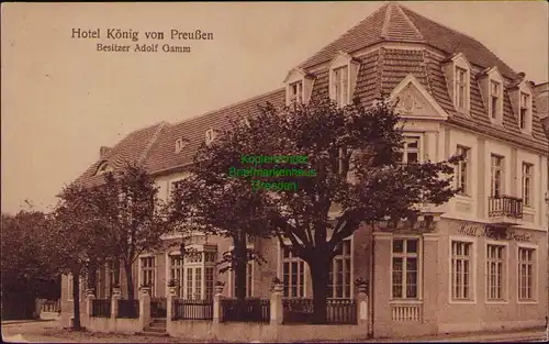 156697 AK Sulechow Züllichau 1925 Hotel König von Preußen