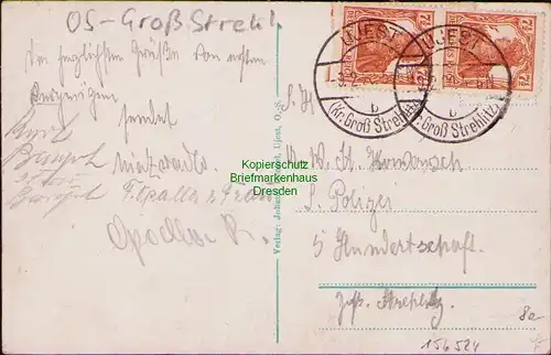 156524 AK Ujest Kr. Groß Strehlitz 1920 O.-S. Oberschlesien Kanal Schleuse