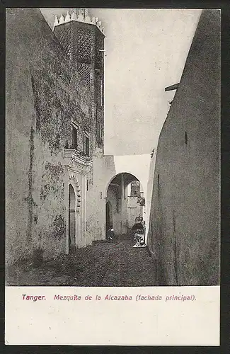 23981 AK Tanger  1909 AK Mezquita de la Alcazaba, gelaufen
