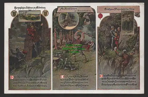 154350 AK Künstlerpostkarte des Erzgebirges Kunstverlag Vogel Schwarzenberg 1925