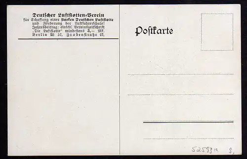 52593 AK Zeppelin Schütte Lanz Parseval Manöver 1916 Dt. Luftflotten Verein