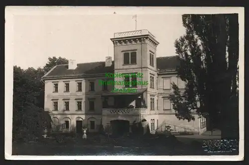 146716 AK Schloss Slabec Slabetz Fotokarte um 1930