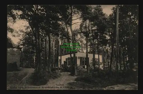 134431 AK Gruss vom Schiessstand Brandenbaum bei Lübeck 1913