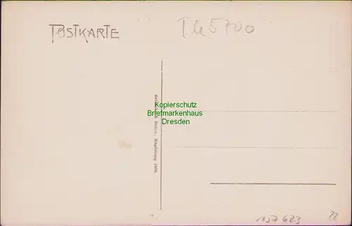 157623 AK Mühlhausen I. Thür 1908 Görmar Strasse Bauklempnerrei August Busch