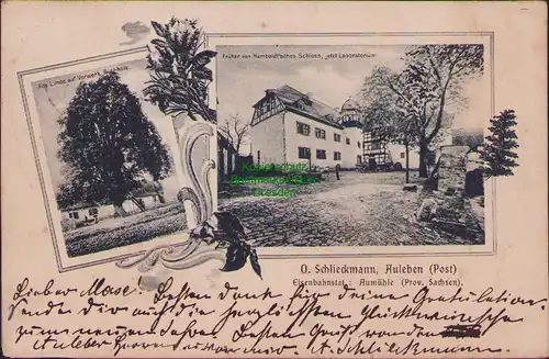 157362 AK Auleben Heringen Helme 1901 Humboldtsches Schloss Laboratorium Linde