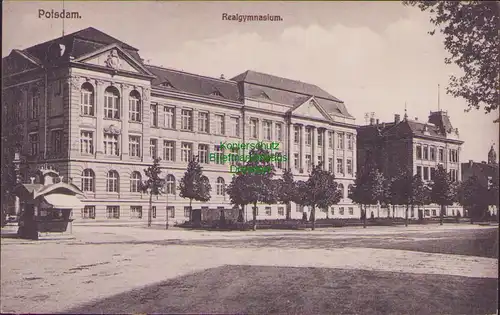 157441 AK Potsdam Realgymnasium um 1920