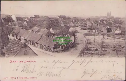 157483 AK Jerichow 1901 Panorama