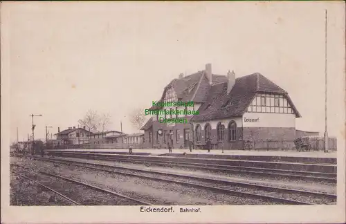 157480 AK Eickendorf (Oebisfelde-Weferlingen) um 1920 Bahnhof