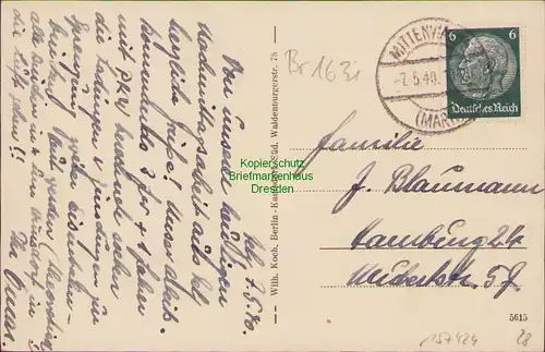 157424 AK Telz Kr Teltow 1940 Mittenwalde Mark Gasthof Siecke Heim Lager Denkmal