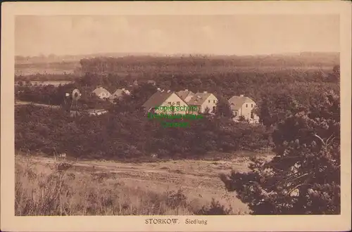 157319 AK Storkow Siedlung um 1935