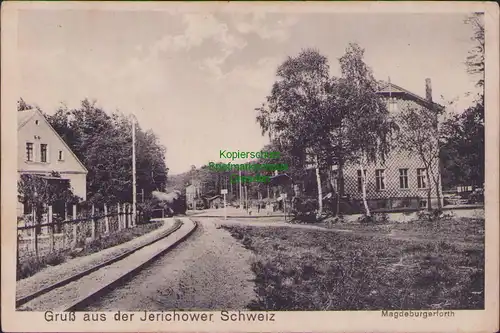 157528 AK Magdeburgerforth Möckern 1916 Jerichower Schweiz