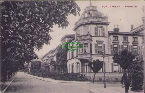 157142 AK Nordhausen 1907 Promenade